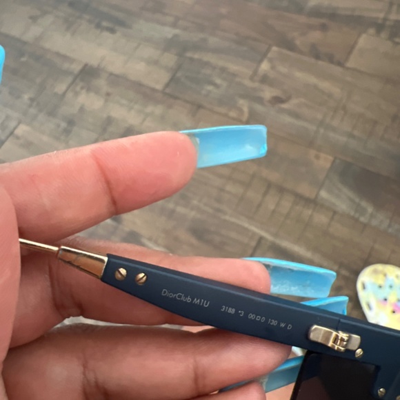 Blue Dior Oblique Mask Sunglasses main image 5